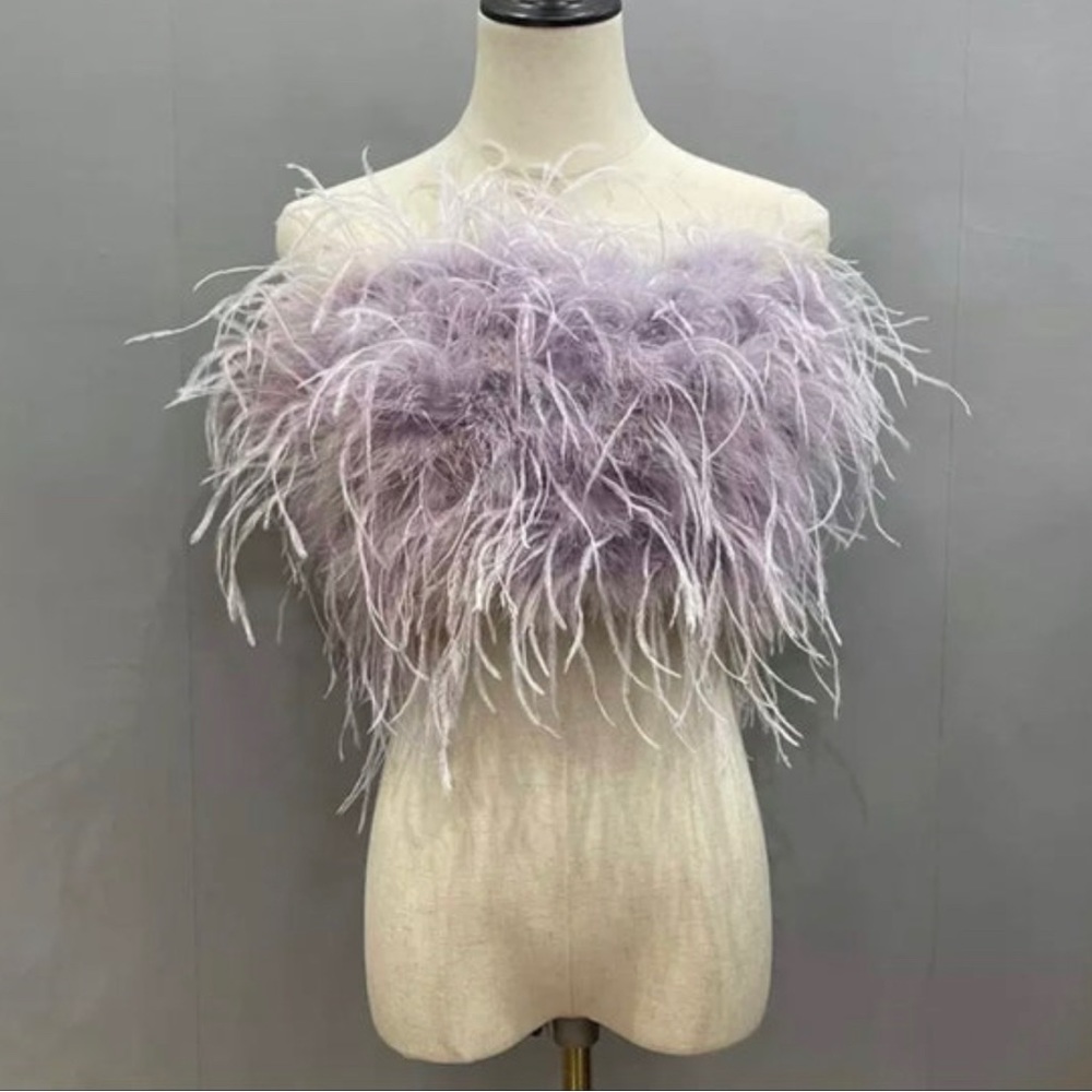 Ostrich tube top